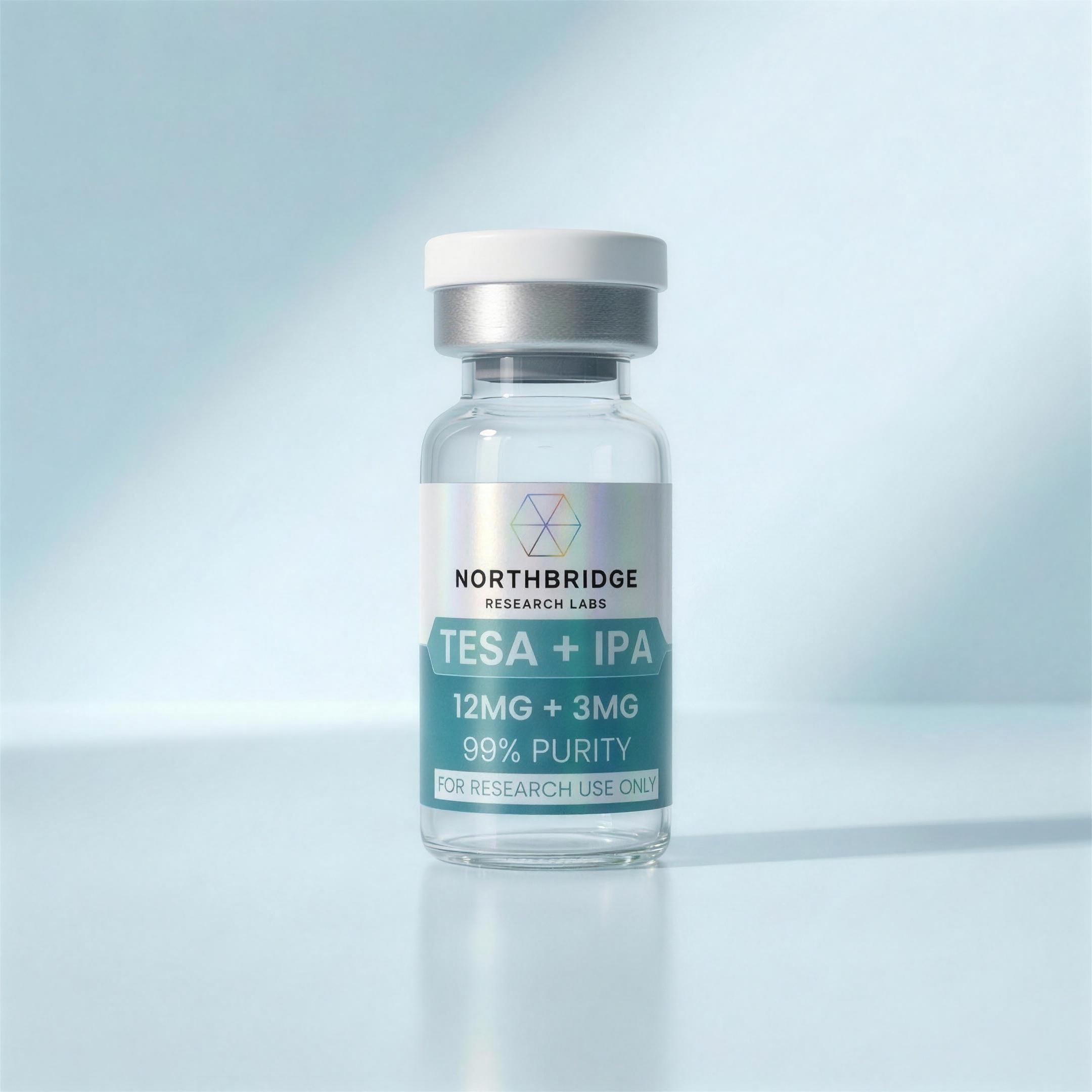 Tesamorelin (12mg) + Ipamorelin (3mg) Blend